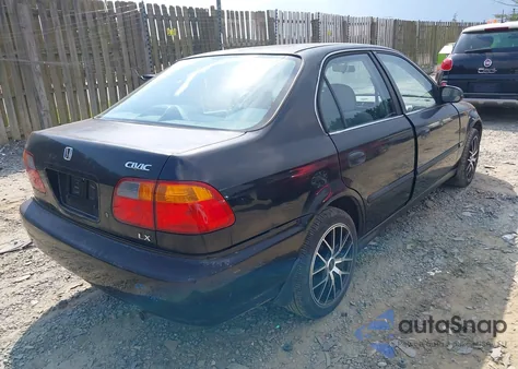 1999 Honda Civic Lx from USA, damaged, VIN 1HGEJ6672XH552777